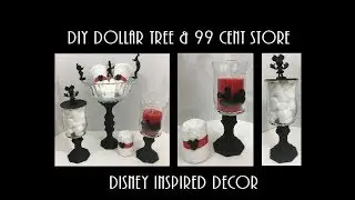 DIY Dollar Tree & 99 cent Store Disney inspired Decor