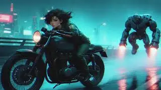 NEON SKYWAY CHASE (EP05) | Retrofuturistic Cyberpunk | SYNTHLAB