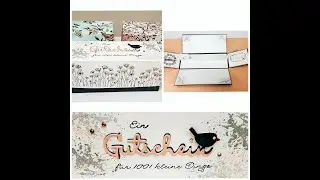 Explosionsbox für Gutscheine mit Stampin`Up!