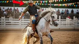 ELES RIRAM DO CAVALO FERIDO DELE, MAS NINGUÉM IMAGINAVA O QUE ACONTECERIA NA ARENA.