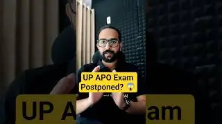 UP APO Exam Postponed? 😱 #Shorts #UPAPO #APOExam #JudiciaryByPW