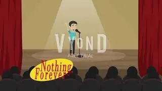 A Larry Feinberg stand-up show in Vyond