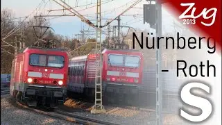 DOKU: S-Bahn Nürnberg - Roth | Mit BR143, BR141, x-Wagen, n-Wagen u.v.m.