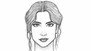 How to draw Beautiful girl || Easy drawing for beginners step by step || @Animagic-13 