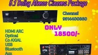 Dolby HDMI Amplifier & Speaker setup starting Price 18500 Original Dolby surround system in chennai