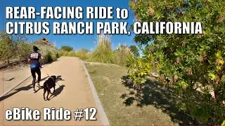 🚲🍋 Ride RADRUNNER to CITRUS RANCH PARK | eBike Ride #12 | Rear-Facing | Sept 2020
