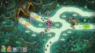 Kingdom Rush Alliance Impossible Hero Challenge - 18. Deepleaf Outpost Iron - Bonehart