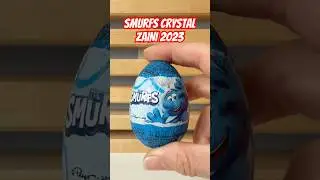 Zaini SMURFS | Crystal collection 2023 #asmrunboxing #smurf #eggsurprise