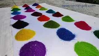 MANUFACTURER RANGOLI COLOUR | WHITE RANGOLI OM RANGOLI