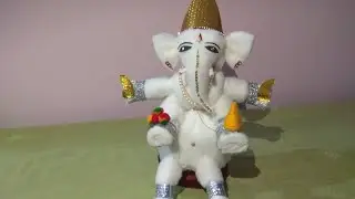 Ganesha //how to make cotton Ganesha //cotton design //cotton craft //how to make cotton Ganesha in.