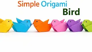 How to Make an Origami Bird (Easy) 🐦 | DIY Paper Bird tutorial