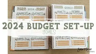 Annual Goals | 2024 Budget Set Up | 2024 Humble Beginnings Budget Planner |