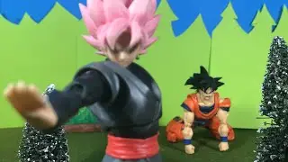 Goku vs Goku Black DBZ Stopmotion