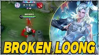 LOONG IS UNSTOPPABLE! 🐉 THE WARRIOR BUILD THAT WINS EVERY SOLO FIGHT (HONOR OF KINGS )