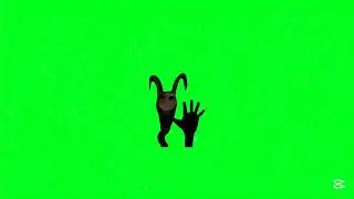 Tormentor Window Attack Green Screen | Horror Monster Animation (FREE Green Screen)