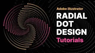 How to Create a Stunning Radial Dot Design in Adobe Illustrator | Step-by-Step Tutorial