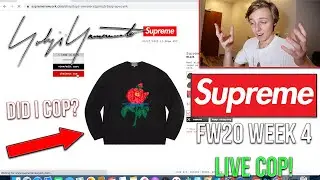 SUPER HYPED COLLAB! Supreme FW20 WEEK 4 LIVE COP MANUAL CHECKOUT! (Success?)