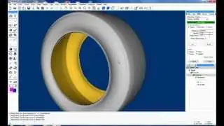 NURBS Modeling Car Tire in VRMesh