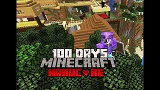 I spent 100 DAYS in Minecraft Hardcore amplified.. Here's what happened