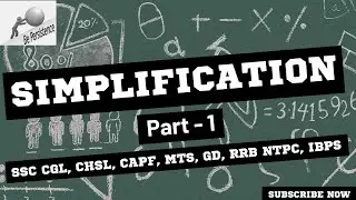 SIMPLIFICATION PART 1