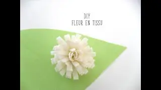 Tuto fleur en tissu