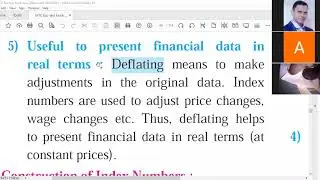 Importance & Construction of Index Number