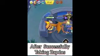 Pokemon unite zapdos steal reaction by whole squad #shorts #pokemonunite