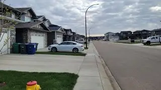 Morning walk in Saskatoon  ,  Brighton. Day 1.