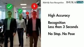 Walk-By Face Recognition in Real Time (No Stop, No Pose) | INUKA NexZig
