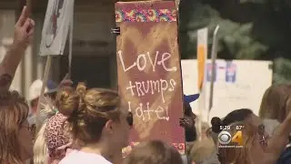 Hundreds Gather At The Capitol For A Peace Rally