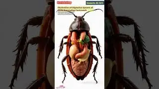 Illustration of Giant Burrowing Cockroach's Animation | Insects AI Art | 12