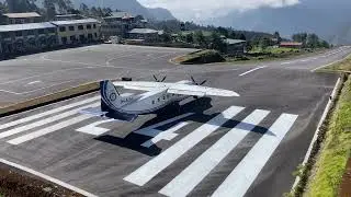 Most Dangerous Airport in the world. Lukla airport Nepal.