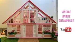 Vintage Barbie DreamHouse | 1985 Barbie House Tour | Doll House Tour