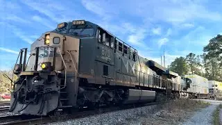 CSX ES44AC-H 873 Leads Train I026-22 at Callahan, FL