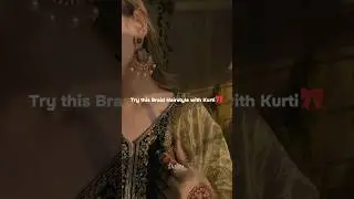 Try this Braid Hairstyle with Kurti🎀