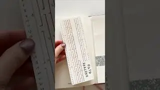 Creating a grid spacing sheet for my bullet journal! 💕 Bookmark/Ruler size #bujo #bujocommunity