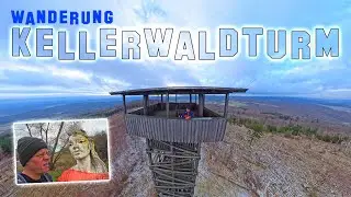 Kellerwaldturm - Eisige Aussicht und Besuch bei Schneewittchen