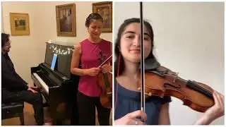 Savitri Grier and Tom Poster perform Moon River