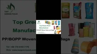 PP Woven Bag&Fabric#factory #customized #packaging #bag #agriculture #rice #seeds #fertilizer #feed