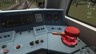 Start of the TEP70BS diesel locomotive