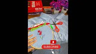Hand-Embroidered Flowers on Shirt #for beginners🌹