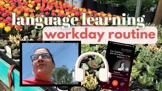 realistic language learning routine 📅