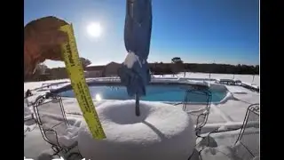 Record snow fall in Milton Florida