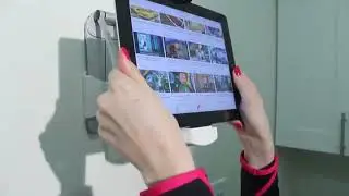 CTA Digital: 2-in-1 Kitchen Tablet Stand Wall/Desktop Mount W/Stylus for 7-13