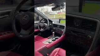 2017 Lexus Rx350 Fsport Red Leather Interior