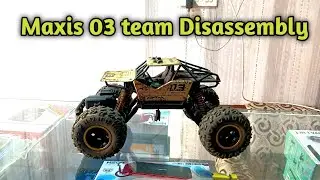 Maxis 03 Team Monster Truck Disassemble | Full Step by Step Teardown 🔧🚛