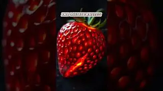 LavaBerry &ndash; Strawberry with Molten Lava Inside?! 🔥 Hyper Realistic Fruit Fusion | FusedWorlds AI