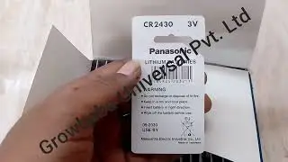 Panasonic CR2430 3Volt Lithium Button/Coin Cell Battery