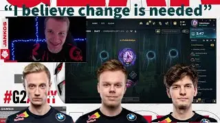 Jankos On G2's Roster Needing Fresh Blood!!