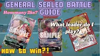 General Sealed Battle Guide for the One Piece TCG! How to win your next Pre-Release Event!!